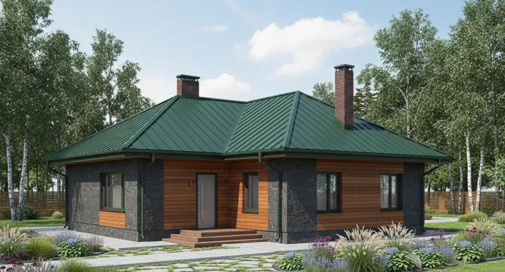 Проект Двухэтажный дом 10 на 14, 136 м2