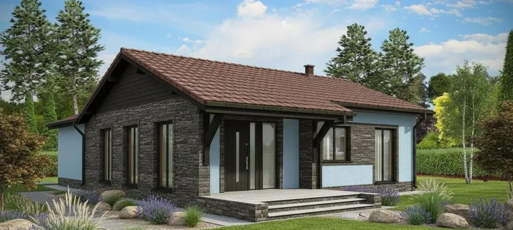 Проект Одноэтажный дом 11 на 16, 102 м2