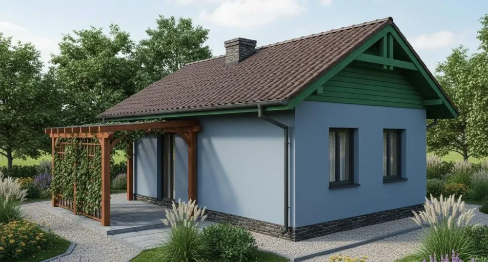 Проект Одноэтажный дом 5 на 9, 37 м2