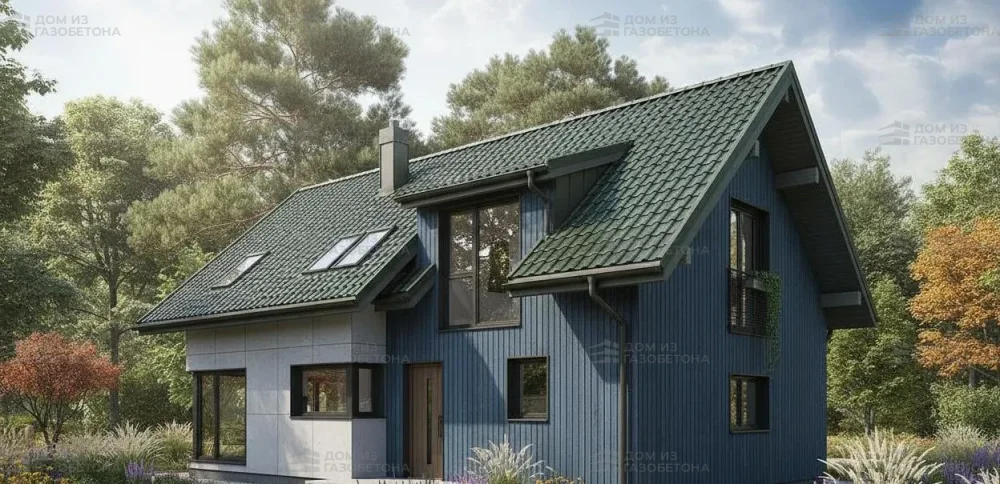 Проект Двухэтажный дом 12 на 9, 142 м2